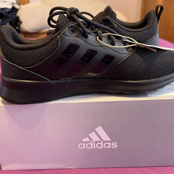 Adidas: Women's QT Racer 2.0 Cloudform Comfort, Running Shoes, Black, Size: 6 - Picture 4 of 7